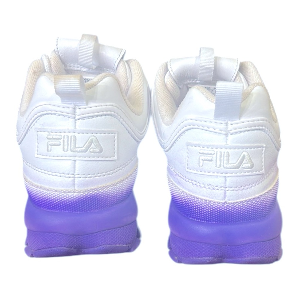 Fila Disruptor 2 Bright Fade Platform Sneaker Purple White Size 7.5 - Picture 4 of 11